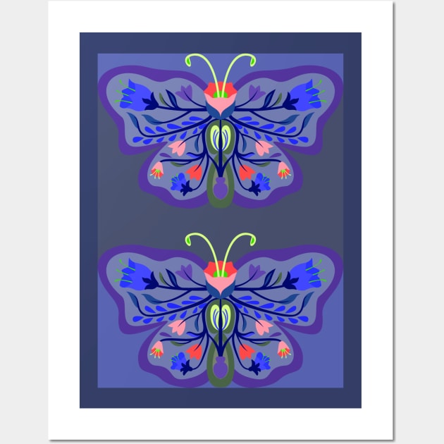 Blooming Butterfly Wall Art by mkbl